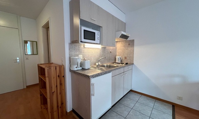 Vionnaz Apartment | 2-person studio with parking