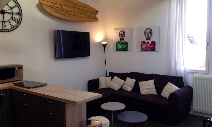 Biarritz Apartment | 2 ROOMS + MEZZANINE. All Biarritz on foot.