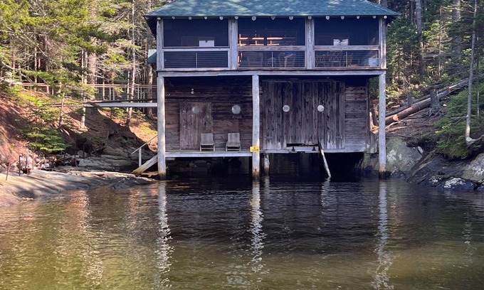 West Point Cottage | 2 updated cottages sleeping 8 on a quiet ocean cove in "off the grid" Phippsburg