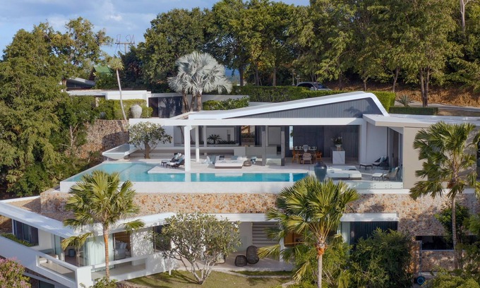 Mae Nam Villa | 20% OFF - Villa Celadon - Luxe Hillside Villa w/ Panoramic Ocean Views