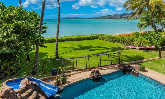 Portlock House | 201 Portlock Rd by Gather: 4BR Beachfront Villa w/Pool, Oceanviews & Hot Tub