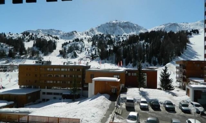 Aime Apartment | 20m from resort center, 2nd floor, view ski slopes, balcony, tv, 45m², La Plagne