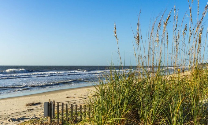 Folly Field Condo | 213 Sea Cloisters-Oceanfront condo-just steps to beach