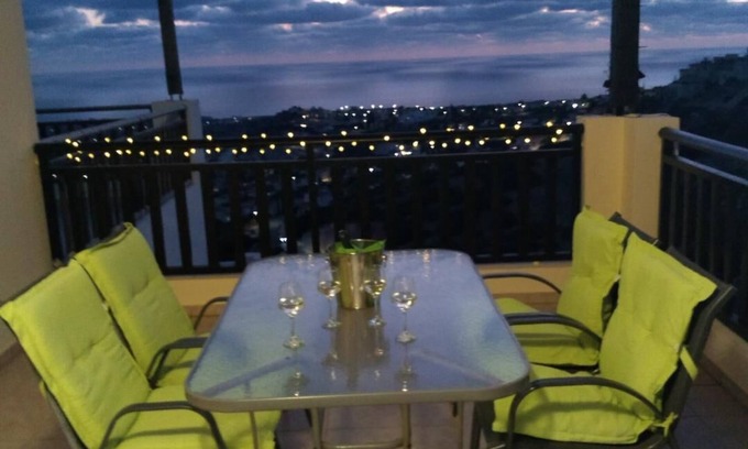 Pegeia Apartment | 22C Christina Hilltop Apartment panoramic views.