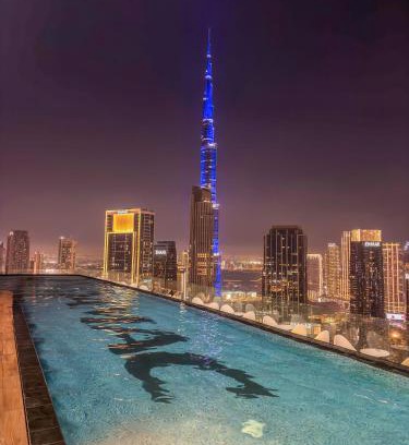 Downtown Dubai Apartment | 2BR - Rooftop Infinity Pool with Burj Khalifa views in Downtown Dubai