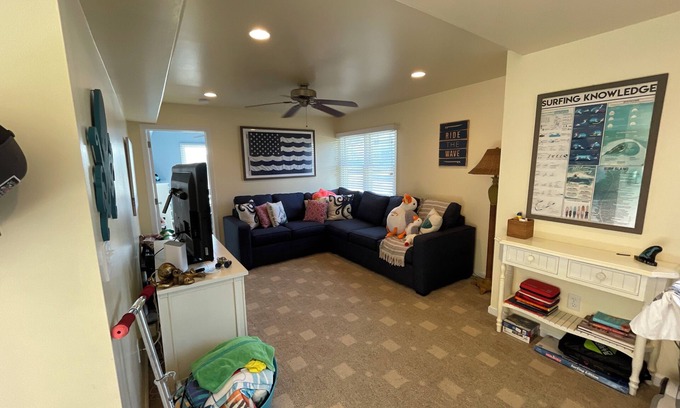 Ship Bottom Condo | 3-bdrm in Ship Bottom. 2 blocks from beach and bars. Surfboards included!