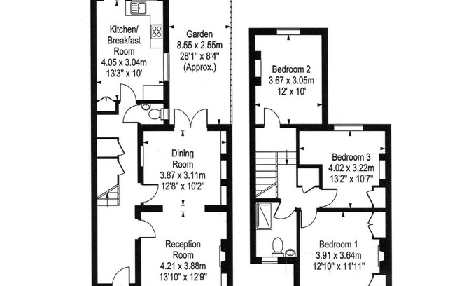 Mortlake House | 3 bed terrace house half a mile from Kew Gardens Station