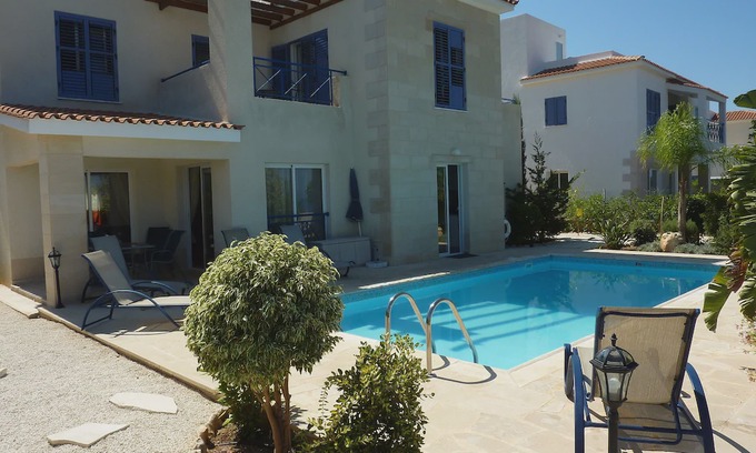 Argaka Villa | 3 Bed Villa,Private Pool, Sea View and WIFI