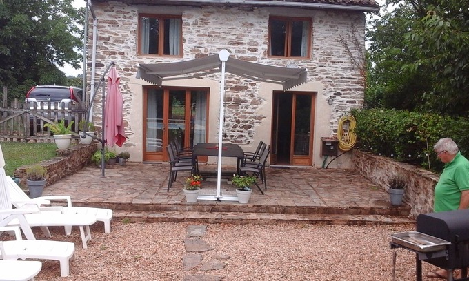 Champagnac-la-Riviere House | 3 bedroom house with private solar heated pool, set in a Historic National Park