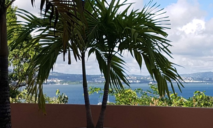 Trois-Ilets Apartment | 3 bedrooms apartment residence with wooden deck pool and sea view