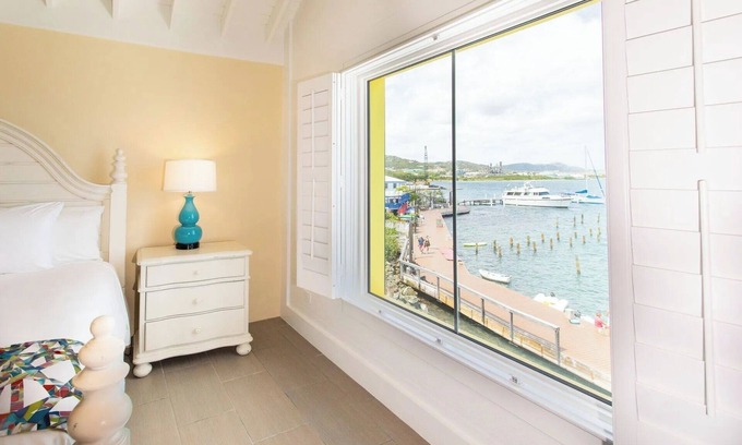 Christiansted Hotel | 3-Room Ocean View Stay | Queen Beds + Steps to Sand & Sun