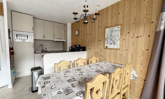 Valloire Apartment | 3 rooms 6 people Parking Closed Resort center