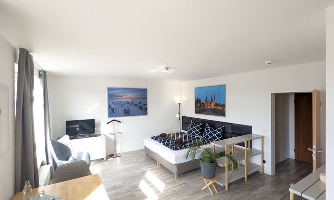 Bargteheide Apartment | 34m² Apartment for 1-2 people, modern and stylish furnished in central and quiet