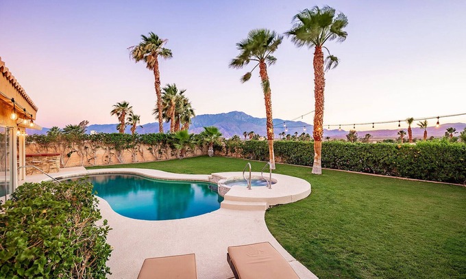 Rancho Del Oro House | 360° Mountain Views, Heated Pool & Spa, Firepit