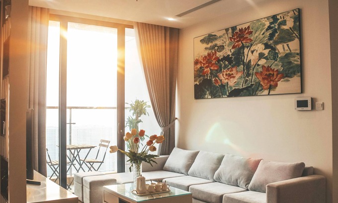My Đinh Apartment | 36F @Skylake cozy ~2 BR ~ 한국 동네 - near Keangnam