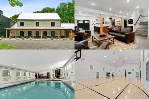 Niles House | 38-Acres of Luxury: 9BR, Indoor Pool, Gym, Near ND