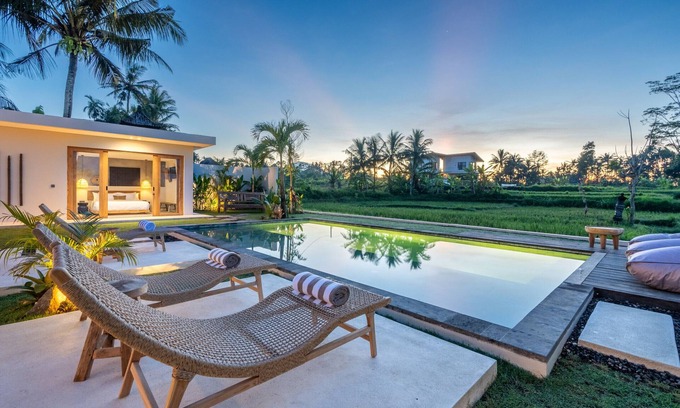 Pejeng Kawan Villa | 3BR Villa Ubud, Stunning Ricefields Views