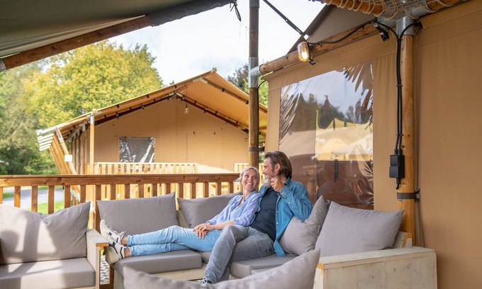 Neufchateau RV Rental | 4-6-person safari tent in the holiday park Landal Glamping Neufchâteau