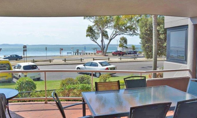 Nelson Bay Apartment | 4 'Florentine' 11 Columbia Close - spectacular views and air conditioning