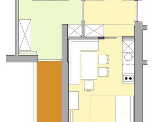 Zell am See Apartment | 40 m² Apartment ∙ 1 bedroom ∙ 2 guests