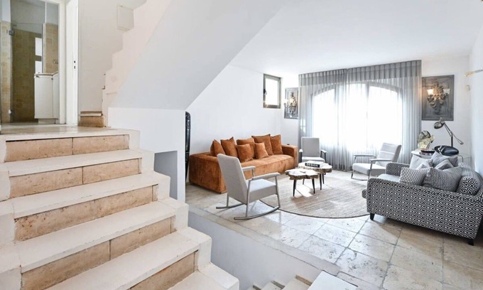 Neve Tzedek Condo | 4BR Family House in Neve Tsedek with Mamad by Holyguest
