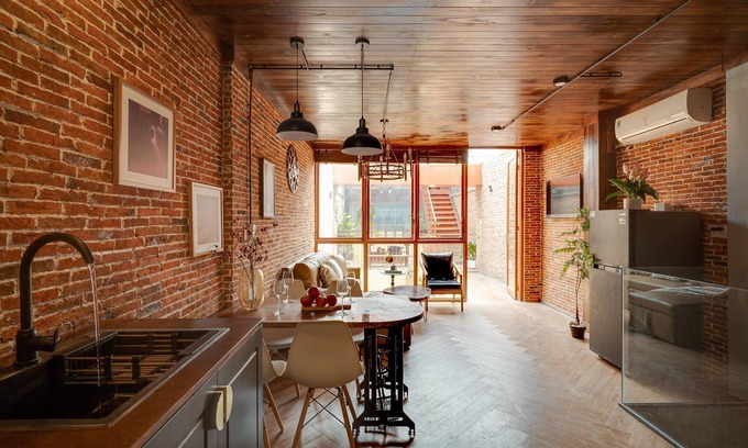Downtown Ho Chi Minh City House | 4BR Industrial Gem with Rooftop Garden by Bến Thành