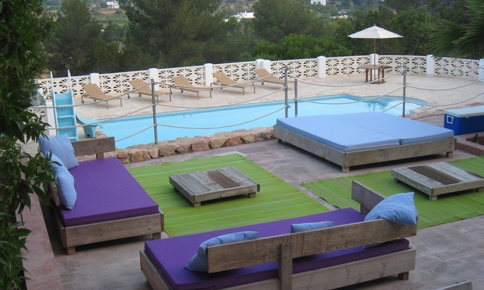 Sant Antoni de Portmany Villa | 5 bed luxury villa with pool, BBQ and stunning views of Ibiza countryside