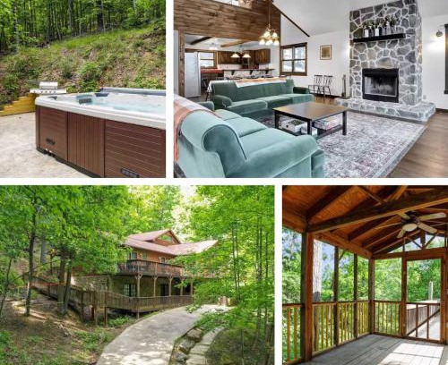 Berkeley Springs Ski Chalet | 5 Bedroom Suites Hot Tub Jacuzzi Tub & Game Room