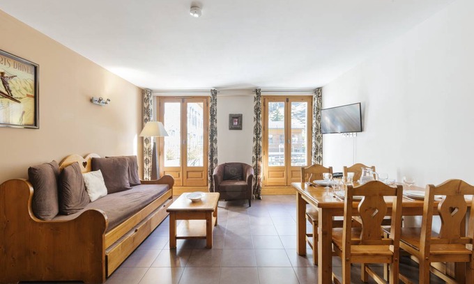 Vallorcine Apartment | 50 m² Apartment ∙ 1 bedroom ∙ 4 guests