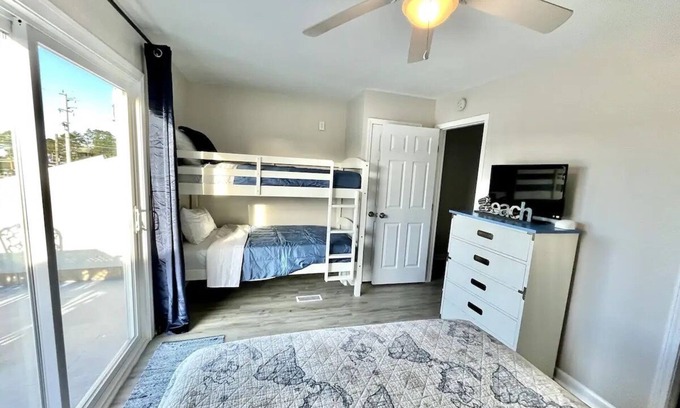 Bel Air House | 50 steps to beach 2 bed 3 bath townhome sleeps 8, close to restaurants and ent.
