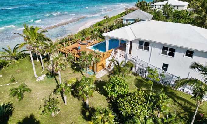 Double Bay House | 7 bedroom Ocean Front in Double Bay Eleuthera with NOT heated pool