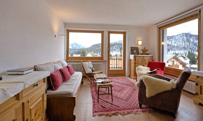 Celerina-Schlarigna Apartment | 85 m² Apartment ∙ 3 bedrooms ∙ 7 guests