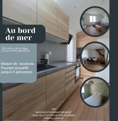 Petit-Fort-Philippe House | A 1min a pied de la plage Petit fort Philippe