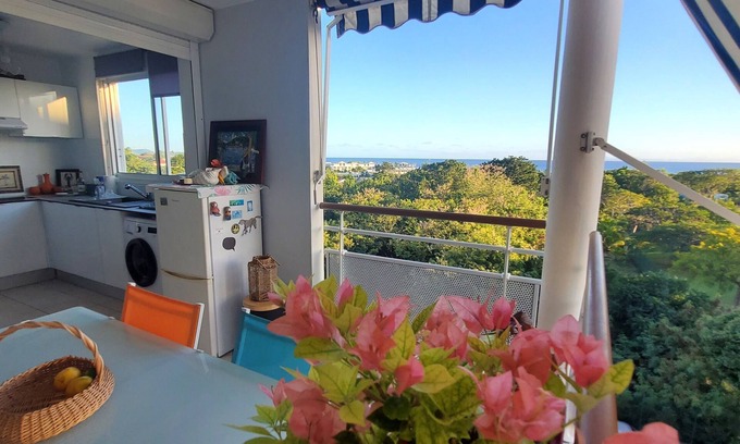 Sainte-Luce Apartment | A 5 Minutes à Pied de la Plage, Joli Appartement T2 Avec vue mer des Caraïbes