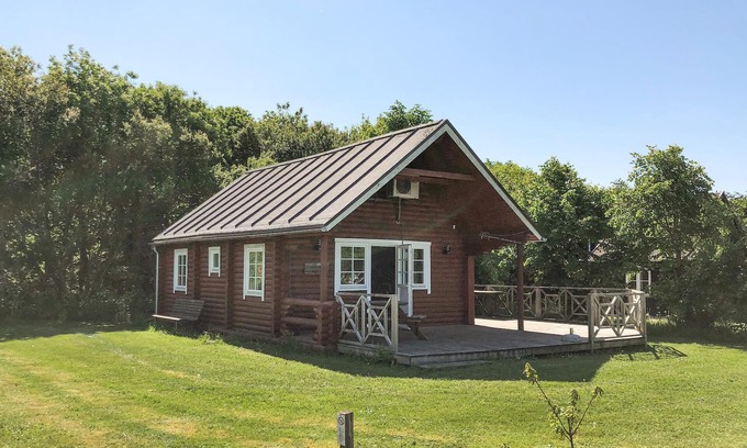 Hovborg House | A beautiful and very well maintained log cabin in the middle of the cozy vacation region Hovborg Fer
