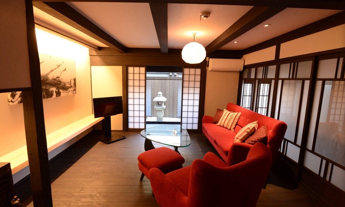 Okazaki House | A charming cluster of 5 renovated trad modern houses, Max 30 ppl, "Uan/Tsuki"