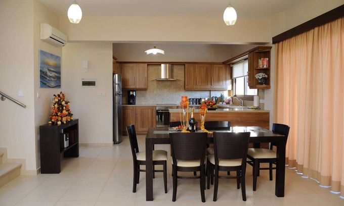 Pissouri Villa | A first class villa 3bedroom, big pool, panoramic uninterrupted sea view.Wi-Fi.
