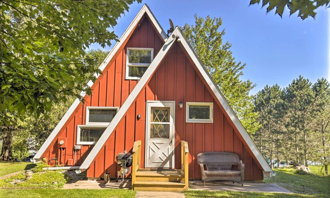 Butternut Cabin | A-Frame Cabin w/Private Boat Dock!