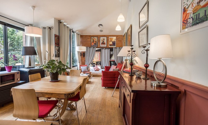 Faubourg Saint-Jacques Apartment | A haven of peace and greenery in the heart of the city