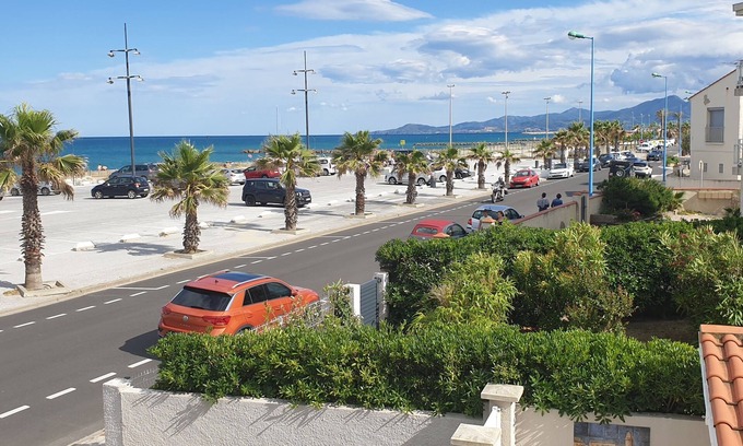 Saint-Cyprien Plage Villa | A seafront dream with garden and private parking.