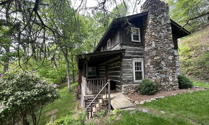 Wolf Laurel Cabin | A step back in time, with today's modern touches.