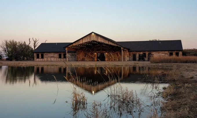 Kiowa County Cabin | A unique 8 bedroom Rustic Lodge in SW Kansas!