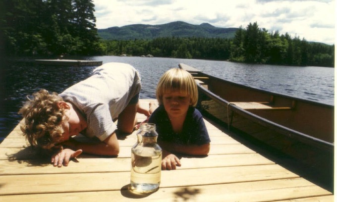 Sandwich Cabin | A Very Special Place:Privacy plus Views at Simple, Secluded Lakefront Cabin
