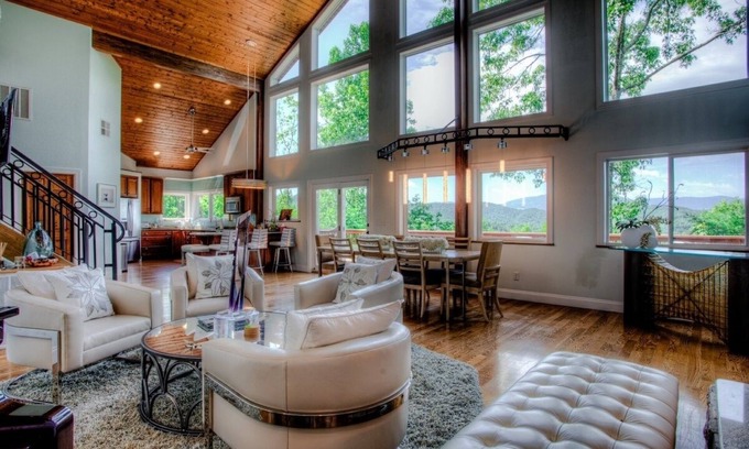 Rambling Ridge House | A Whispering Stream | Luxurious Mountain Home | Hot Tub and Sauna