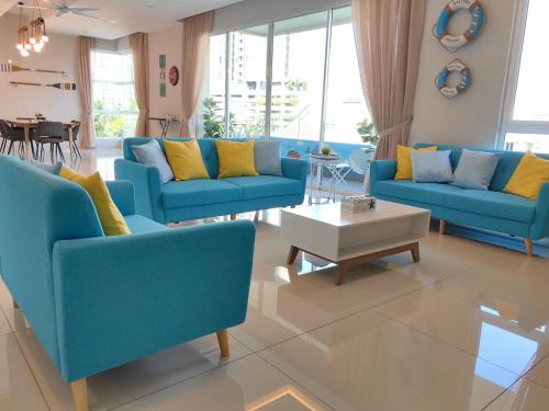 Kampung Datuk Keramat Apartment | A3A l Near KLCC TRX l Santorini l 18 Guests