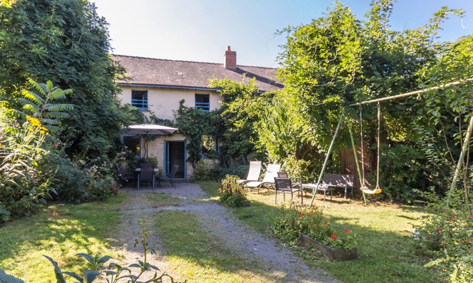 Saffre Cottage | Accessible Stone Cottage with Garden, Near Nantes & Vioreau Lake, Sleeps 6