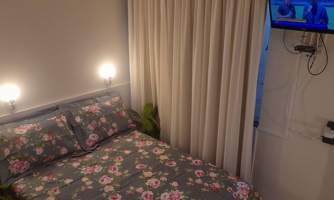 Ipira Apartment | Air-conditioned studio, wifi in the center of Piratuba SC