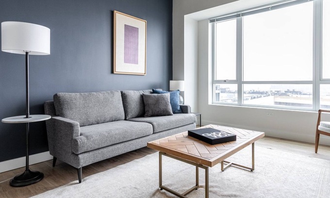 Assembly Square Apartment | Airy Somerville 1BR w/ Gym, Doorman, nr. Assembly Row