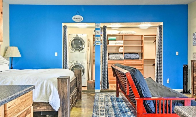 North Albuquerque Acres Apartment | Albuquerque Studio with Shared Pool and Fire Pit!