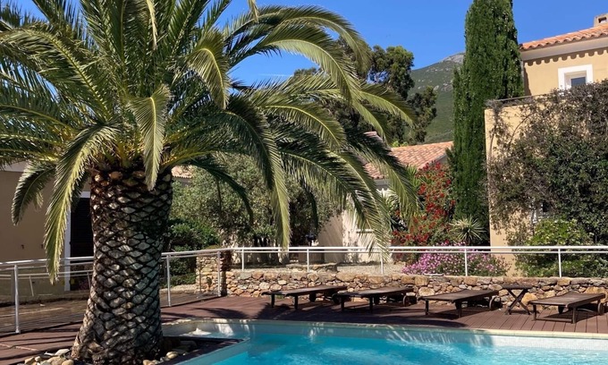 Patrimonio House | All Comfort Villa with Garden and Heated Pool in Corsica